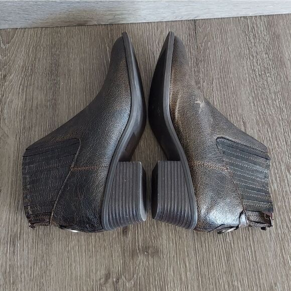 DV Dolce Vita Stella Knock Ankle Brown Bootie Size 9.5 - Picture 6 of 9